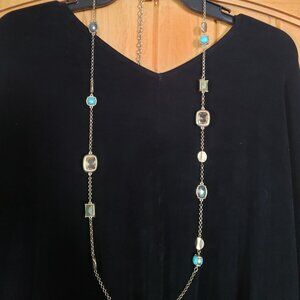 Chico's Art Deco Style Long Necklace.